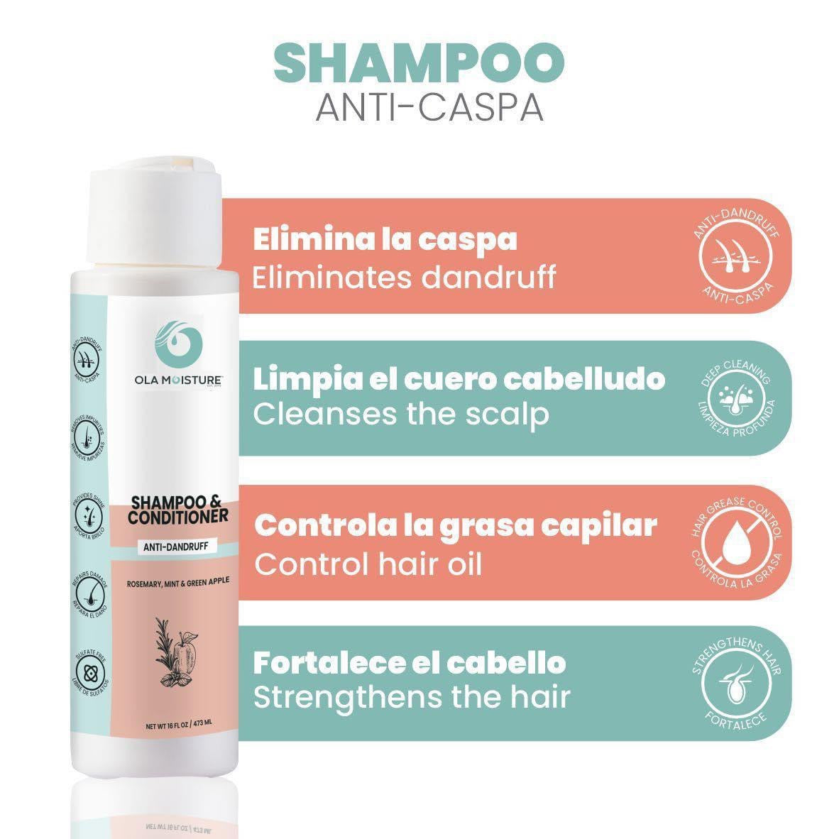 SHAMPOO ANTI-CASPA 2 EN 1